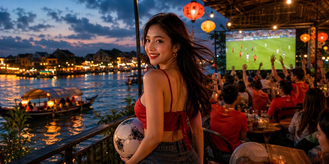 Người dùng tại Sài Gòn xem đánh giá cược bóng đá trên điện thoại bên ly cà phê